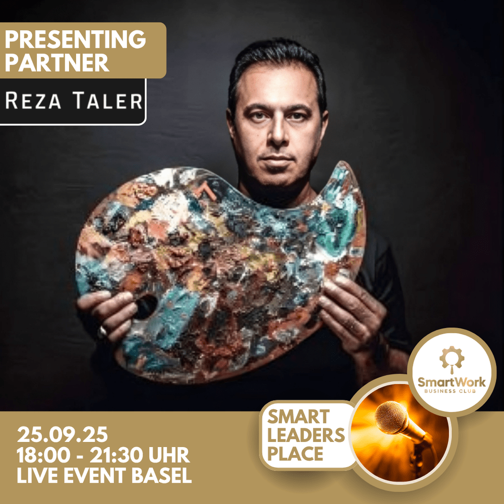 Event poster for Reza Taler with Event partner Reza Taler