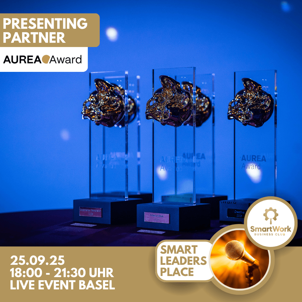 Event poster for AUREA Award with Event partner AUREA Award