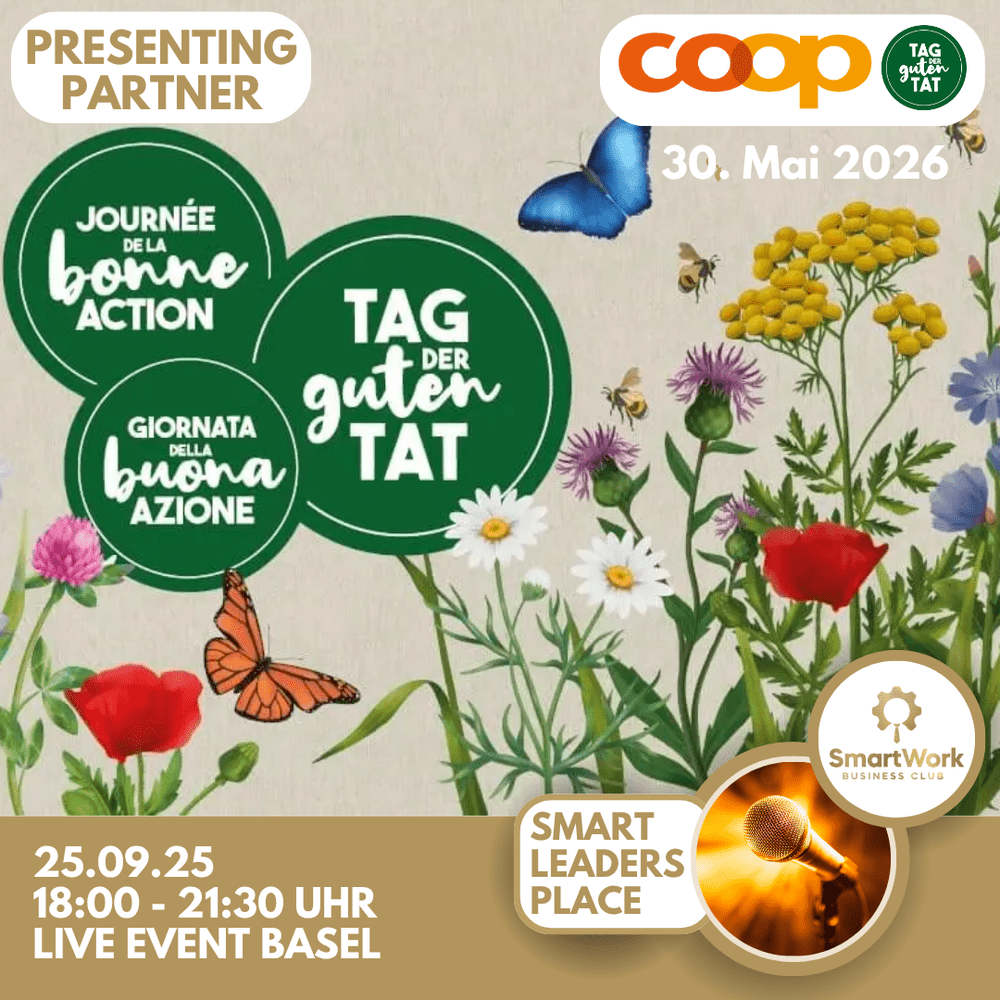 Event poster for Coop Good Deed Day with BSB Pflegezentrum and Roli Frei