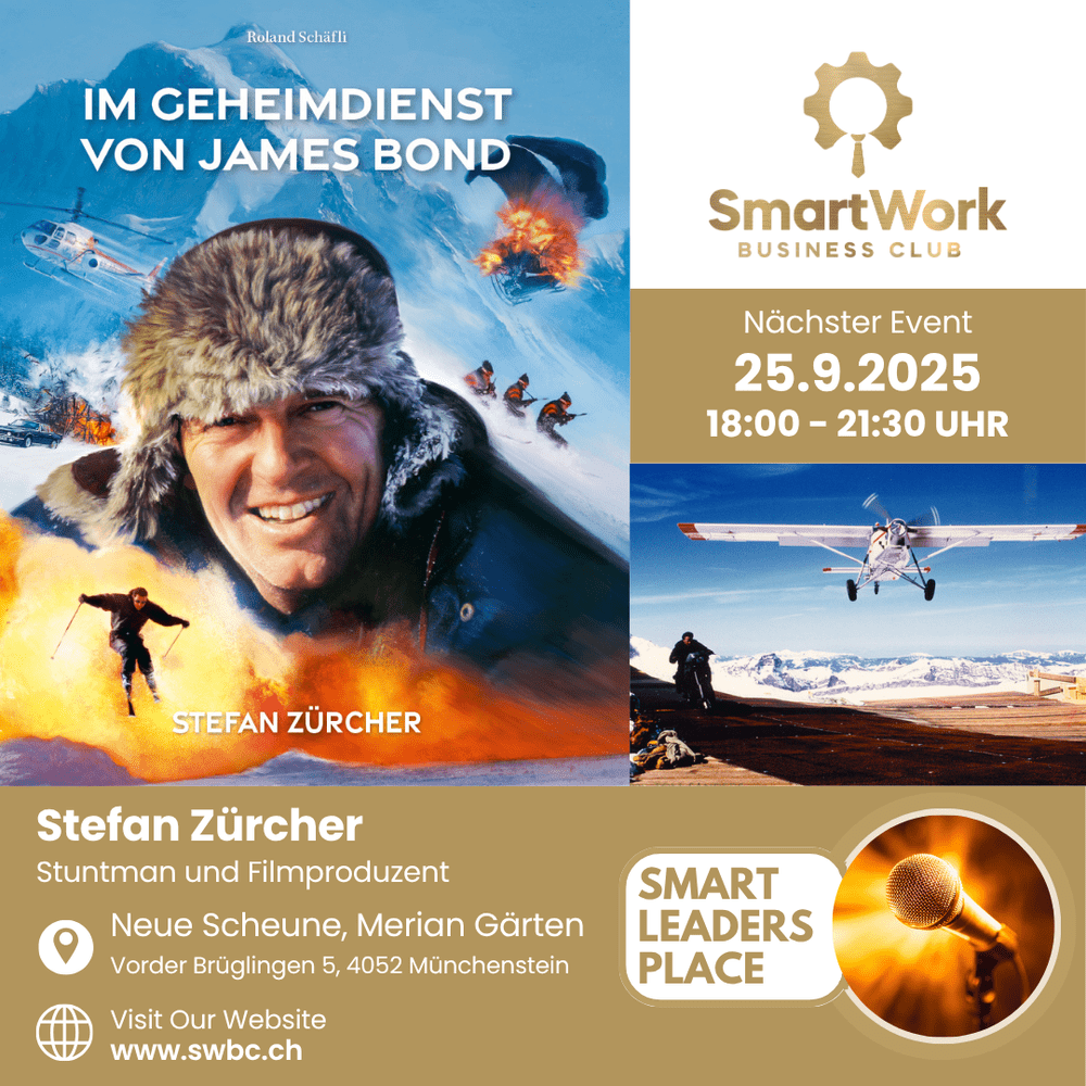Event poster for Fearless Management with Stefan Zürcher