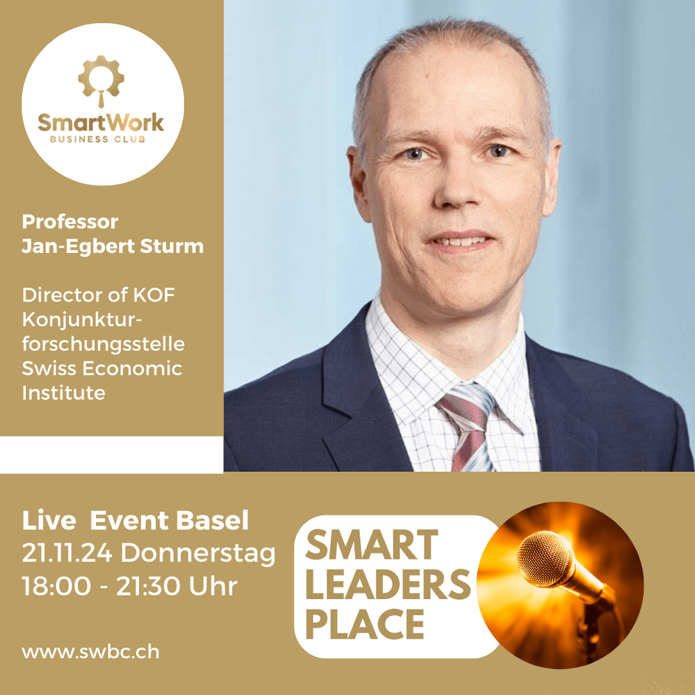 Event poster for Quality vs. quantity with Prof. Dr. Jan-Egbert Sturm